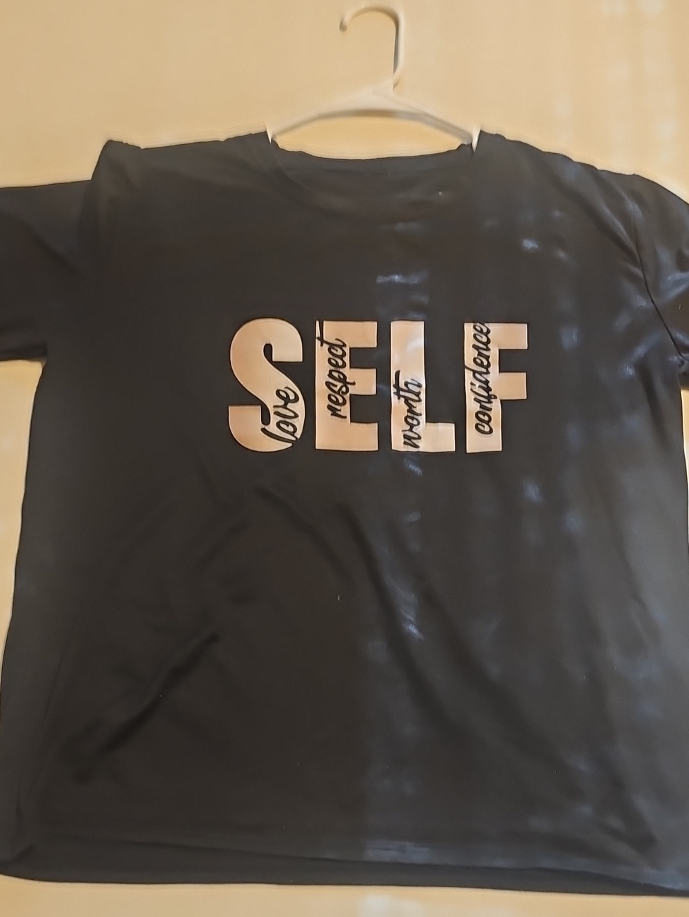 Kids "SELF" Graphic Tee in Black